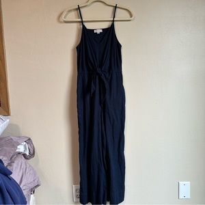 Navy blue jumpsuit